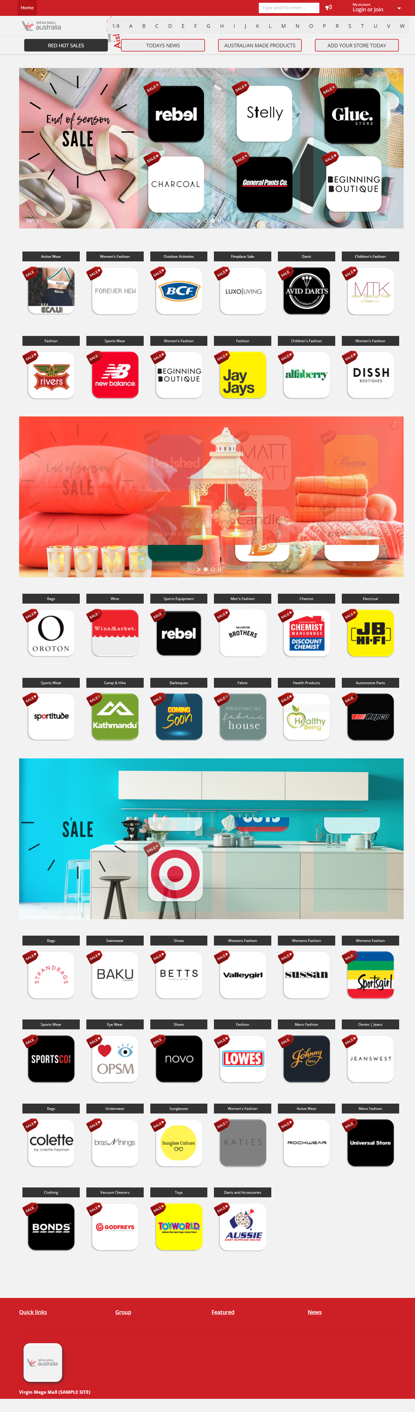 Virgin Home Page